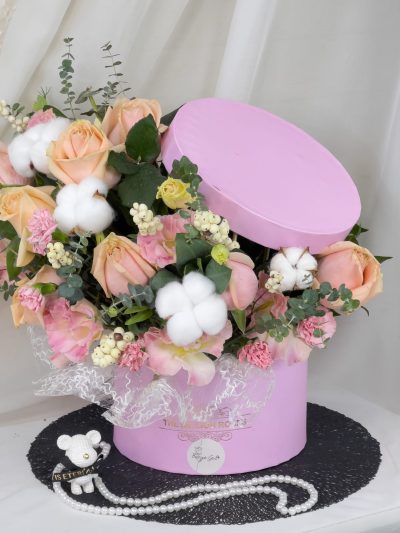 باکس گل پنبه