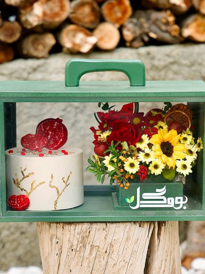 خرید گل و کیک یلدایی