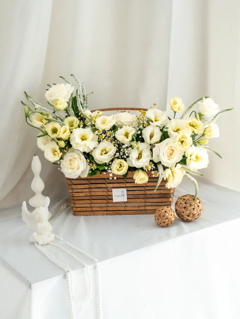 سبد گل آرام